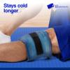 Flexible Reusable Gel Pack 6"x10" - Flexible Gel Packs for Neck, Wrist, Arm, Back and Shoulder Pain Relief - Versatile Hot or Cold Gel Packs for Injuries, Sore Muscles or Toothache Pain Relief, Blue view 3