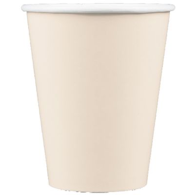240 Ivory Packaged Wax Coated Paper Cups 9 Ounces