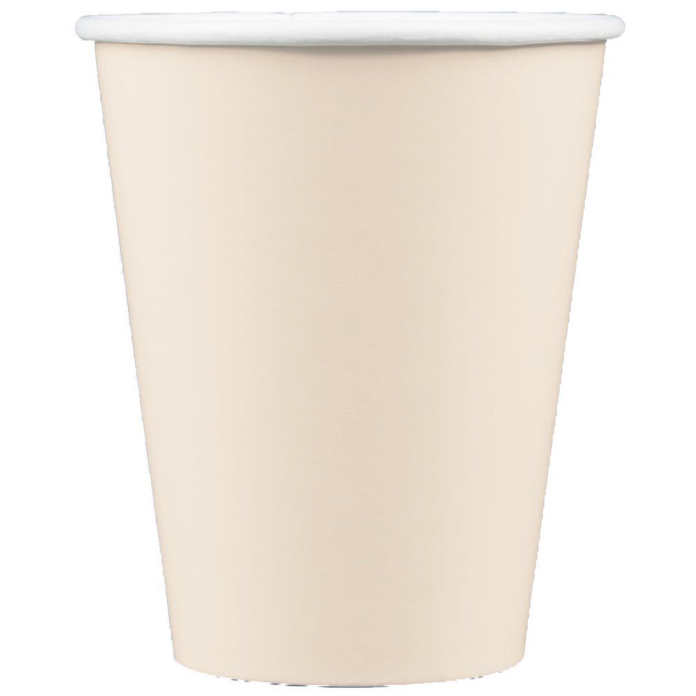 240 Ivory Packaged Wax Coated Paper Cups 9 Ounces