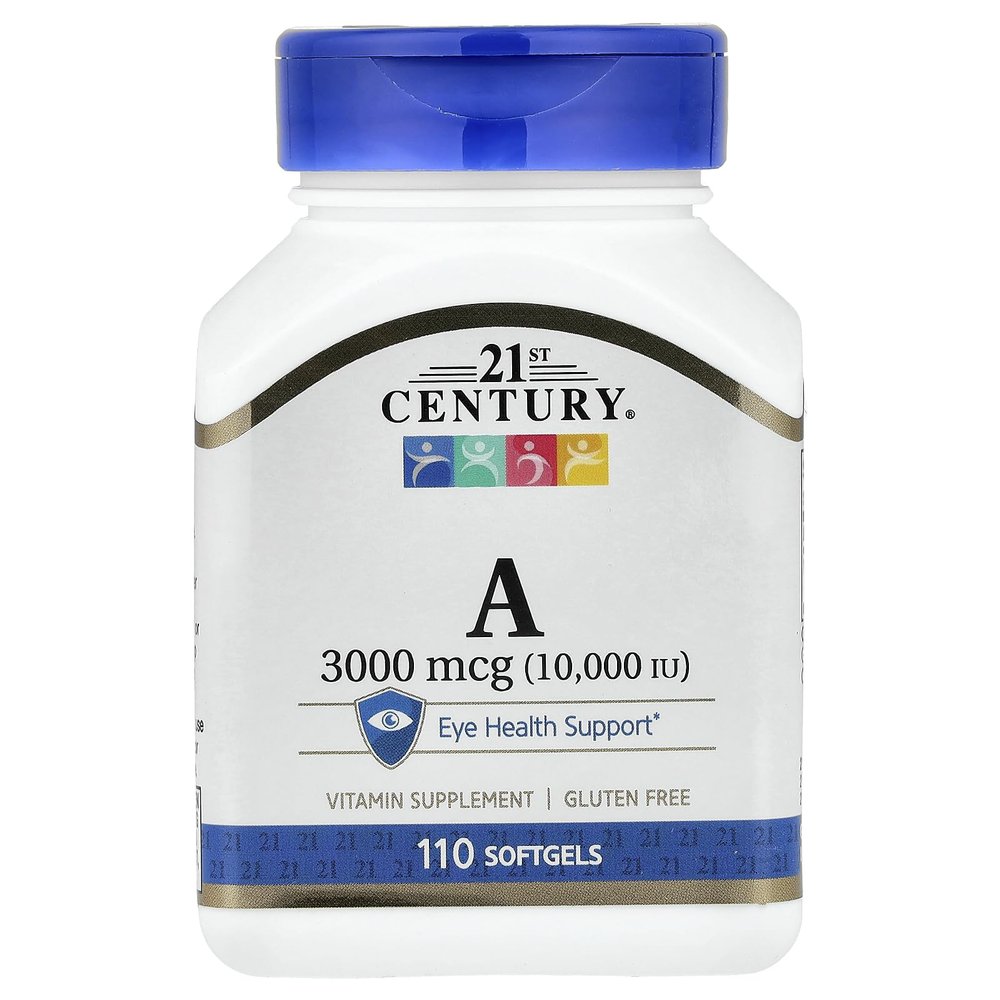 21st Century A 10, 000 I.U. Softgels, 110 Count