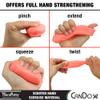 CanDo TheraPutty Scented Hand Exercise Putty For Rehabilitation, Exercises, Hand Therapy, Occupational Therapy, Cherry Red Soft 2oz view 4