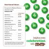 M&M'S Green Milk Chocolate Candy, 2 lb Bulk Resealable Bag view 4