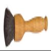 Redecker Dust Brush with Goat Hair Bristles and Oiled Beechwood Handle, 5-1/8-Inches, Black view 1