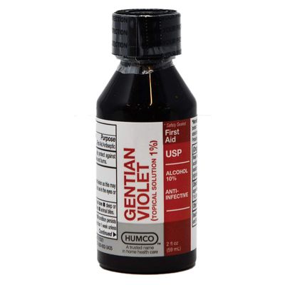 Humco Gentian Violet Topical Solution 1% Liquid - 2 Fl Oz