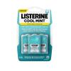 Listerine PocketPaks Cool Mint Breath Strips, Portable Pocket-Sized Oral Care Mouth Freshener, Dissolving Strips Kill 99% of Bad Breath Germs, Sugar Free, 3 x 24-Strip Packs view 1