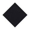 200 Black (4 Pks of 50) 2 Ply 10 X 10" Plain Solid Color Beverage Cocktail Napkins view 1