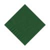 200 Hunter Green (4 Pks of 50) 2 Ply 10 X 10" Plain Solid Color Beverage Cocktail Napkins view 1