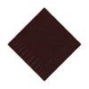 200 Chocolate (4 Pks of 50) 2 Ply 10 X 10" Plain Solid Color Beverage Cocktail Napkins view 1