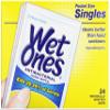 Wet Ones Antibacterial Thick Moist Towelettes, Citrus Scent, Singles, 24 ct view 1