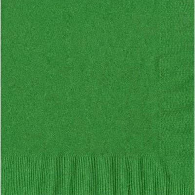 200 Kelly Green Luncheon/Dinner Napkins Plain Solid Color