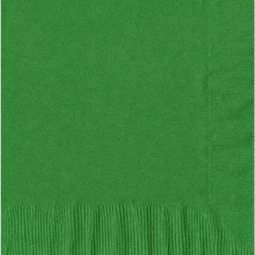 200 Kelly Green Luncheon/Dinner Napkins Plain Solid Color