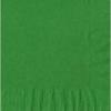 200 Kelly Green Luncheon/Dinner Napkins Plain Solid Color view 1