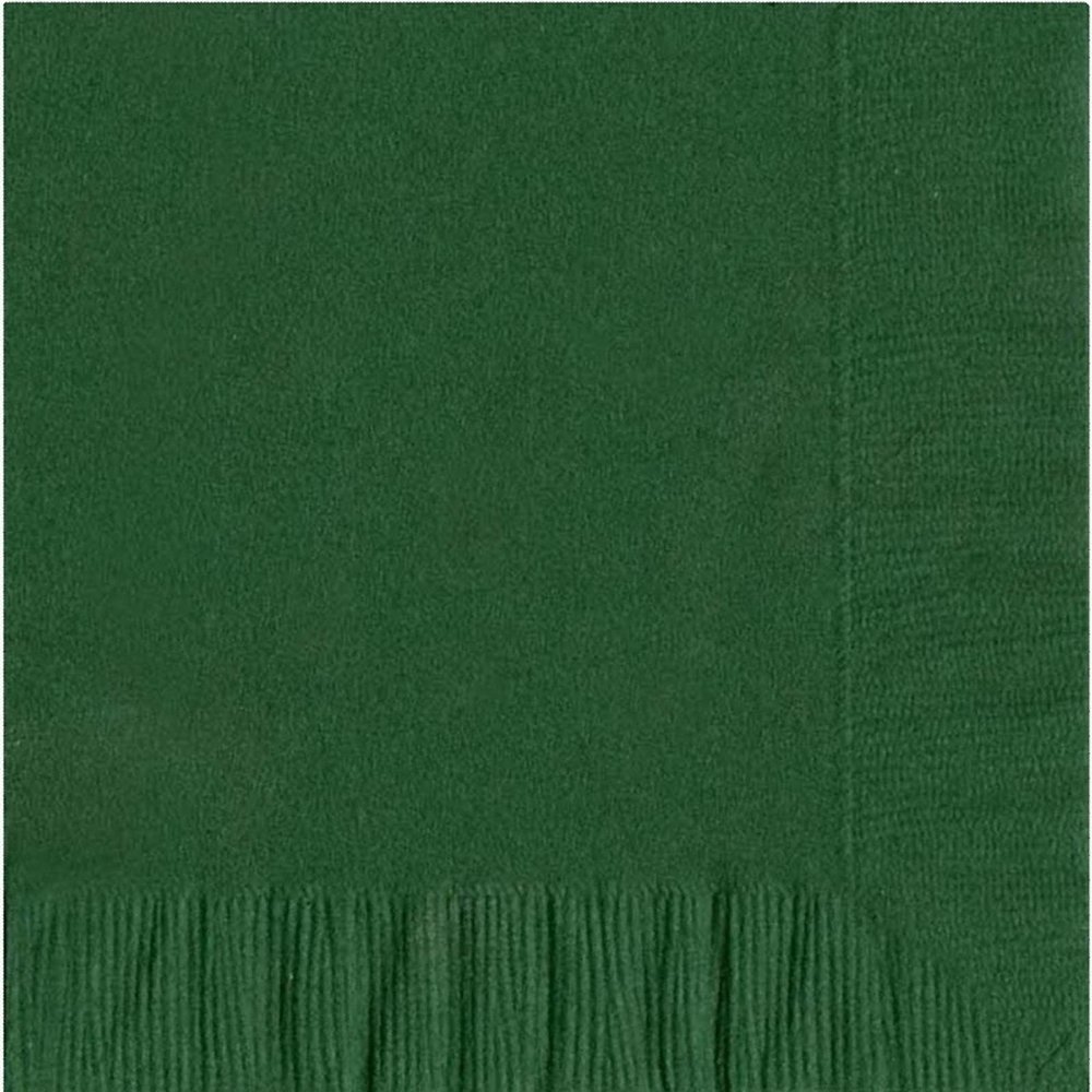 200 Hunter Green Luncheon/Dinner Napkins Plain Solid Color
