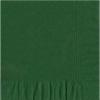 200 Hunter Green Luncheon/Dinner Napkins Plain Solid Color view 1