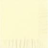 200 Ivory Luncheon/Dinner Napkins Plain Solid Color view 1