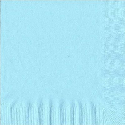 200 Light Blue Luncheon/Dinner Napkins Plain Solid Color