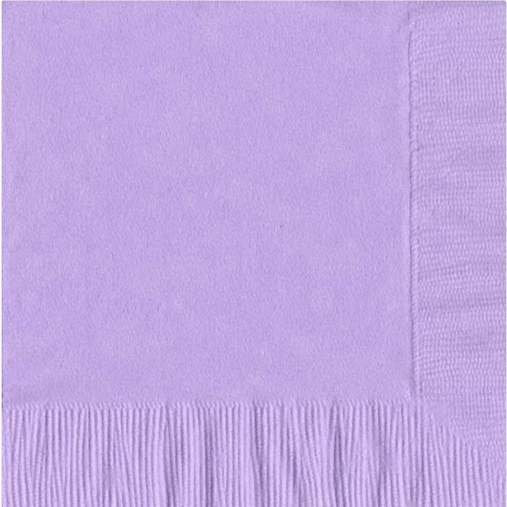 200 Lavender Luncheon/Dinner Napkins Plain Solid Color