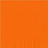 200 Orange Luncheon/Dinner Napkins Plain Solid Color view 1