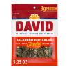 DAVID SEEDS Roasted and Salted Jalapeo Hot Salsa Jumbo Sunflower Seeds, Keto Friendly, 5.25 oz, 12 Pack view 1