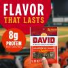 DAVID SEEDS Roasted and Salted Jalapeo Hot Salsa Jumbo Sunflower Seeds, Keto Friendly, 5.25 oz, 12 Pack view 4