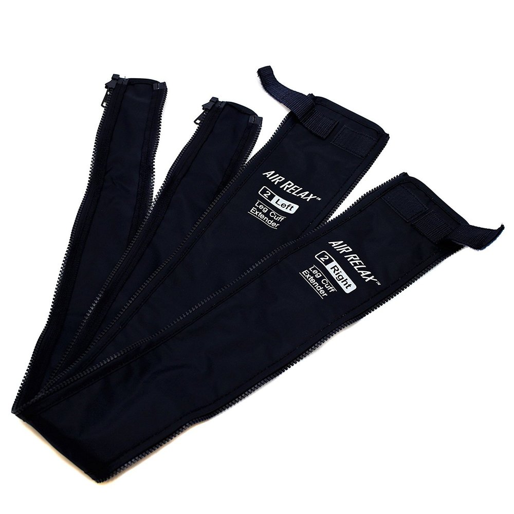 Air Relax] Sequential Air Compression Leg Massager Extension Cuffs [Leg Cuff Extender]