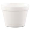 Dart DCC 4J6 Bowl Containers, Foam, 4oz, White (Case of 1000) view 1