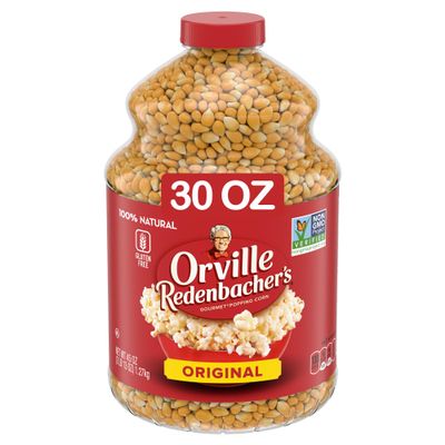 Orville Redenbacher's Gourmet Popcorn Kernels, Original Yellow, 4g Fiber Per Serving, 30 oz.