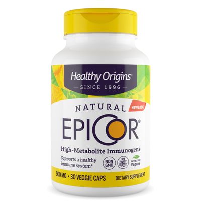 Healthy Origins EpiCor 500 mg (Immune Support, Non-GMO, Gluten Free), 30 Veggie Capsule