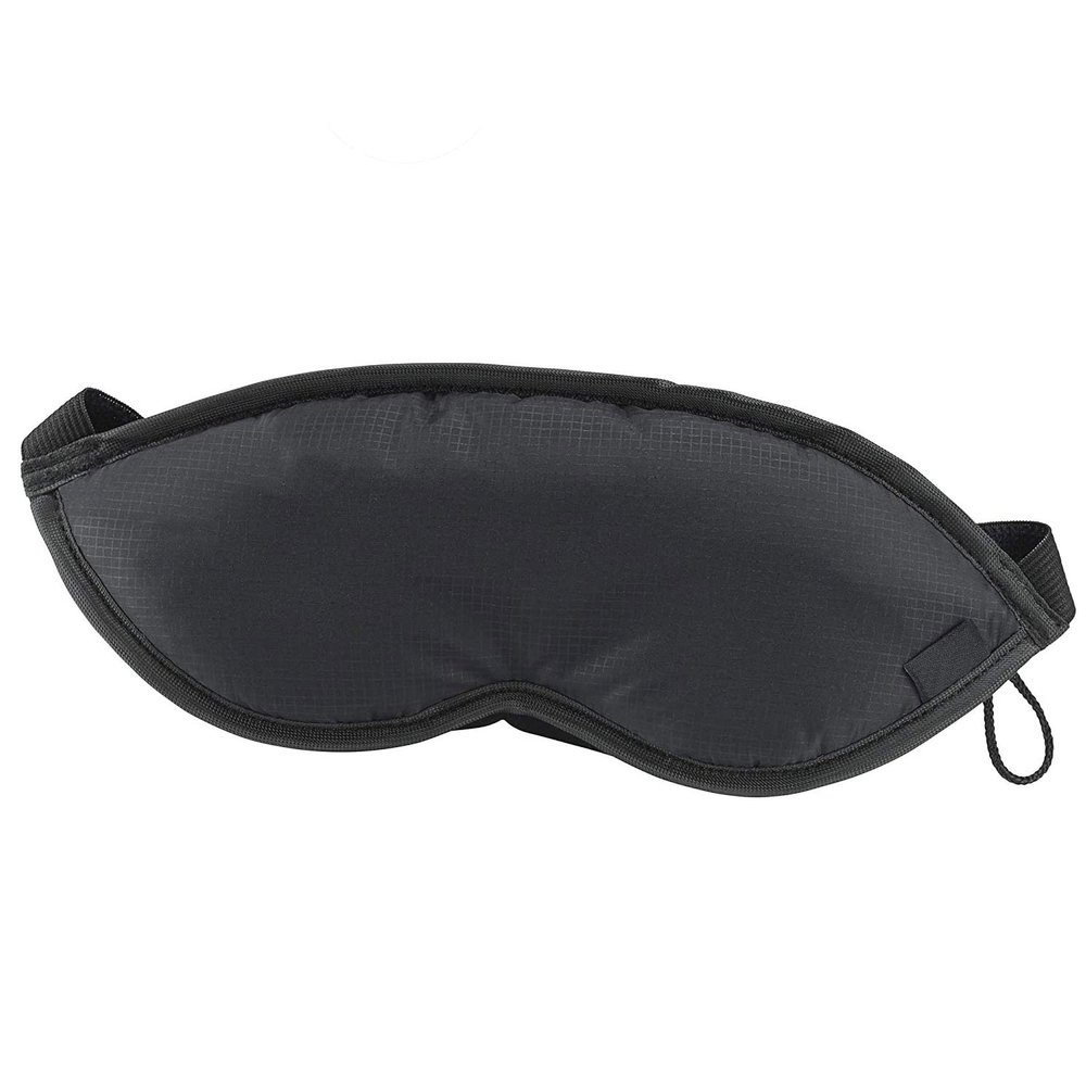 Lewis N. Clark Men's Travel Comfort Eye Mask with Adjustable Straps, Black, Single (505-Black)