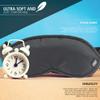 Lewis N. Clark Men's Travel Comfort Eye Mask with Adjustable Straps, Black, Single (505-Black) view 3