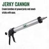 LEM Products Jerky Cannon with Nozzles and Brush, Backwoods Seasonings, Anodized Aluminum and Stainless Steel view 2