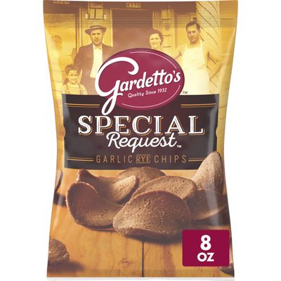 Gardetto's Special Request Garlic Rye Chips, Snack Bag, 8 oz