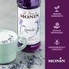 Monin - Lavender Syrup | Aromatic & Floral, Premium Syrup for Cocktails, Lattes & More | Clean Label with No Artificial Flavors, No Artificial Preservatives (BPA Free Bottle, 25.4 fl oz) view 4