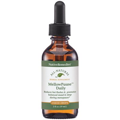 Native Remedies MellowPause - Natural Homeopathic Formula Helps Reduce Hot Flashes, Mood Swings, Sleeplessness and Night Sweats