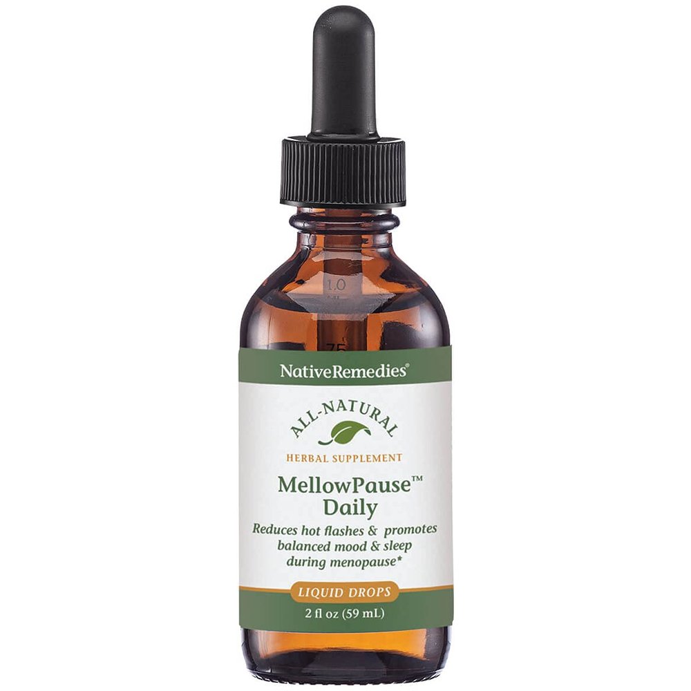 Native Remedies MellowPause - Natural Homeopathic Formula Helps Reduce Hot Flashes, Mood Swings, Sleeplessness and Night Sweats