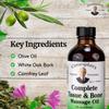 Christophers Original Formulas Complete Tissue & Bone Massage Oil, 4 fl oz | Herbal Topical Oil for Massage & Skin Care view 3