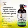 Christophers Original Formulas Complete Tissue & Bone Massage Oil, 4 fl oz | Herbal Topical Oil for Massage & Skin Care view 4