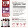 biophix Megazyme Forte 200 Tablets - Free Vitamin D-3 5000 IU 30 Softgels - Natural Plant Proteolytic Enzymes Nattozimes Serrazimes Supports Digestive System Immune Health view 4