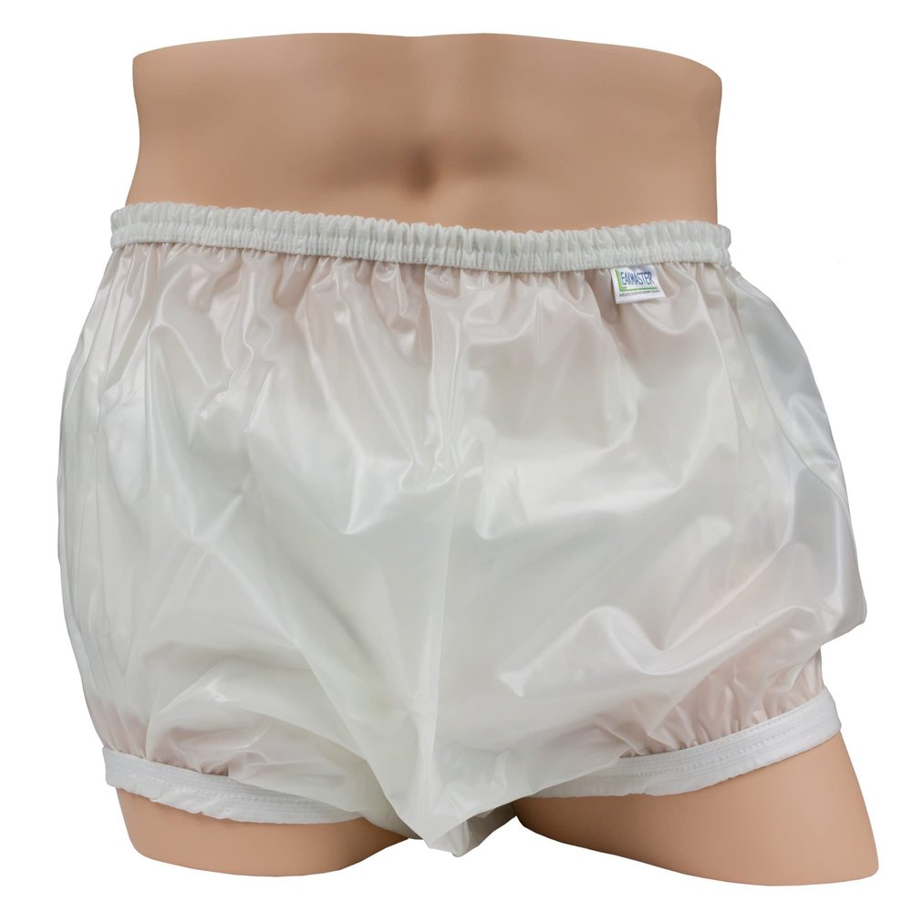 Leakmaster Deluxe Heavy Duty Adult Pullon Plastic Pants. Features Premium Quality Extra Thick 7 Mil Vinyl, Enclosed Elastic, Extended Waist and Roomy Fit. 2X-Large Fits 48-52 in.