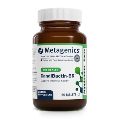 Metagenics CandiBactinBR - Concentrated Berberine for Intestinal Support* - 400 mg Berberine HCl per Serving with Oregon Grape & Coptis Root* - Supports Gut Health & Microbial Balance* - 90 Tablets