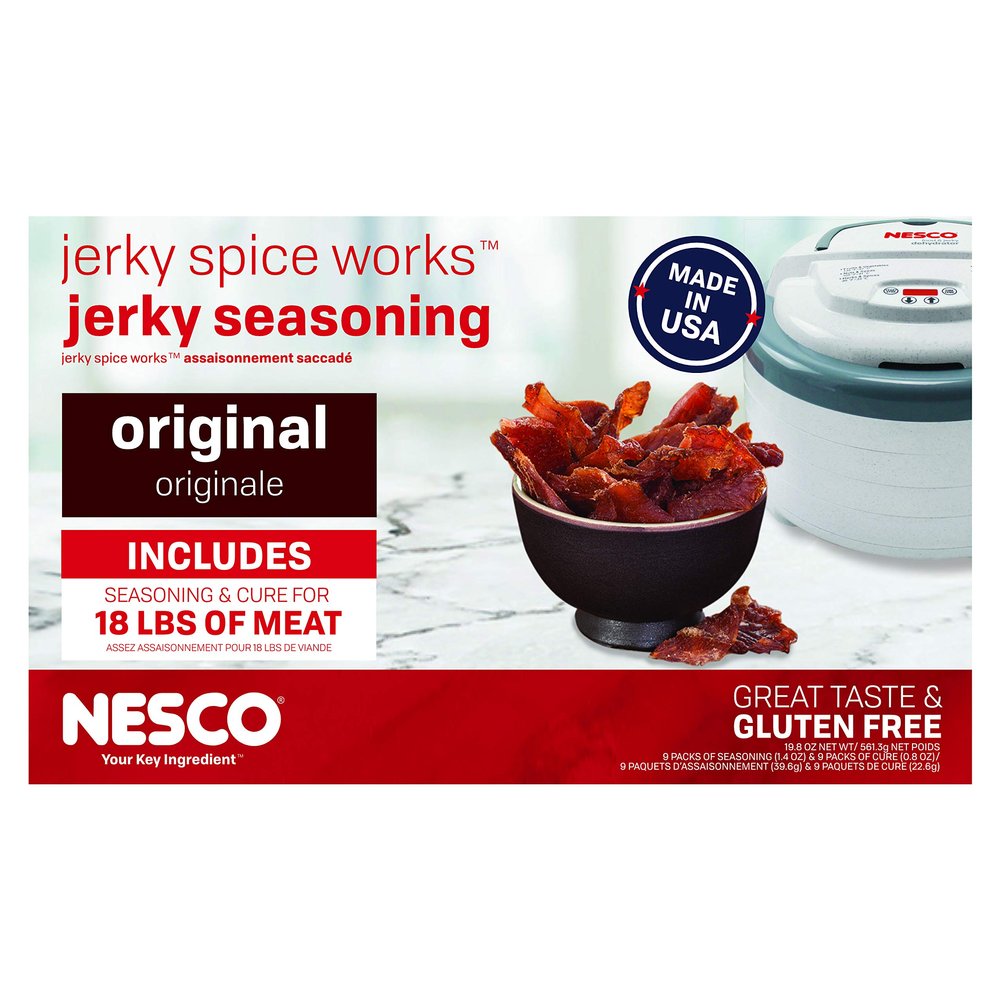 Nesco BJ-18, Jerky Spice Works, Original Flavor, 9 count, 19.8 Ounce (Pack of 1)
