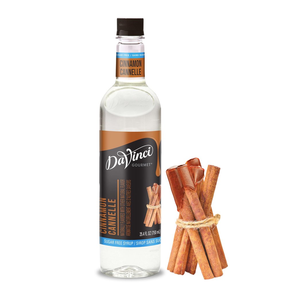 DaVinci Gourmet Sugar-Free Cinnamon Syrup, 25.4 Fluid Ounces (Pack of 1)