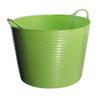 Red Gorilla Large Flexible Plastic Tub, Toy Storage, Laundry, Gardening & More, Pistachio view 1
