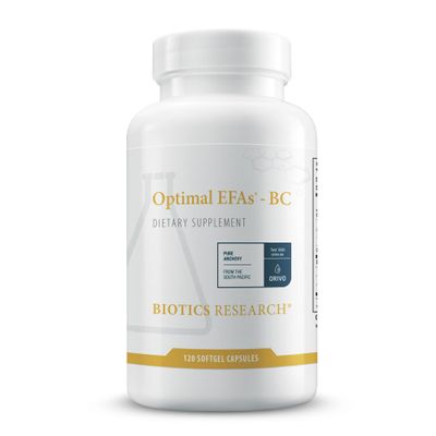 Biotics Research Optimal EFAs - BC, Proprietary Blend of Fish, Flaxseed and Blackcurrant Seed Oils. Balance of Omega3, 6 and 9 Fatty Acids, 120 Softgels