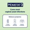Monistat 3 Day Yeast Infection Treatment for Women, 3 Miconazole Ovule Inserts and External Monistat Anti-Itch Cream Bundle view 3