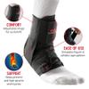 McDavid Ankle Brace Ultralight for Sprained Ankle, Figure 8 Ankle Braces, Lace up Ankle Brace, Ankle Braces for Men and Women, Ankle Support Brace and Stabilizer view 2