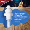 HEAROS High Fidelity Musician Ear Plugs Ultimate In Comfortable And Hearing Protection Professional Musicians Earplugs Noise Cancelling Earplugs For Concerts Motorcyclists Loud Events (1 Pair) view 2
