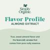 Simply Organic Almond Extract, 4 Ounce Glass Jar, Warm Sugar-free Vegan Flavor for Desserts, Coffee and Smoothies view 3