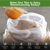 Regency Wraps Brining Bag, Heavy Duty with Double Seal For Juicy Turkey, Bottom Gusset For Easy Storage, BPA Free, Clear, 23.5" X 19.5" Pack of 1 view 3