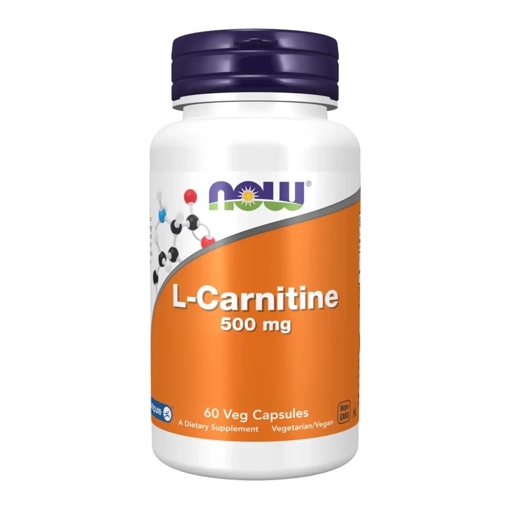 NOW Foods CARNITINE 500mg 60 VCAPS